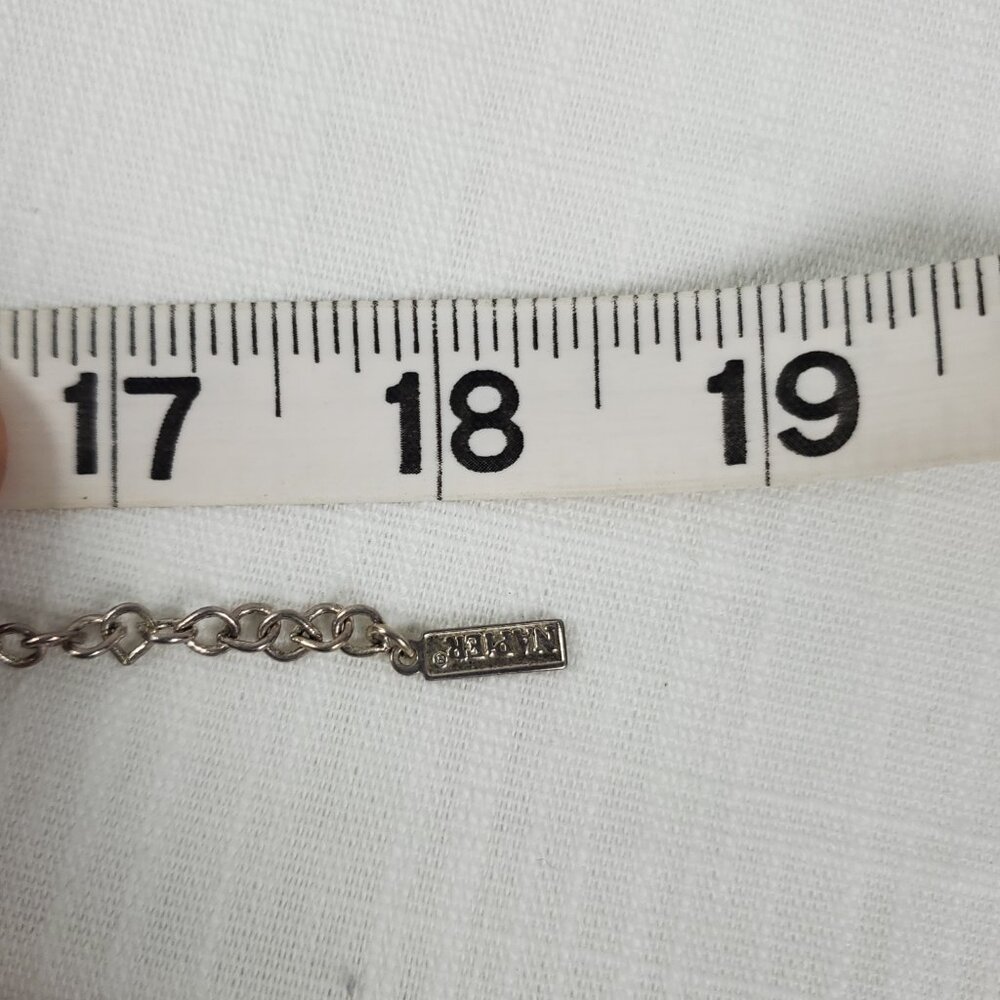 Napier Silver Tone Scrollwork Design Medallion Pe… - image 7